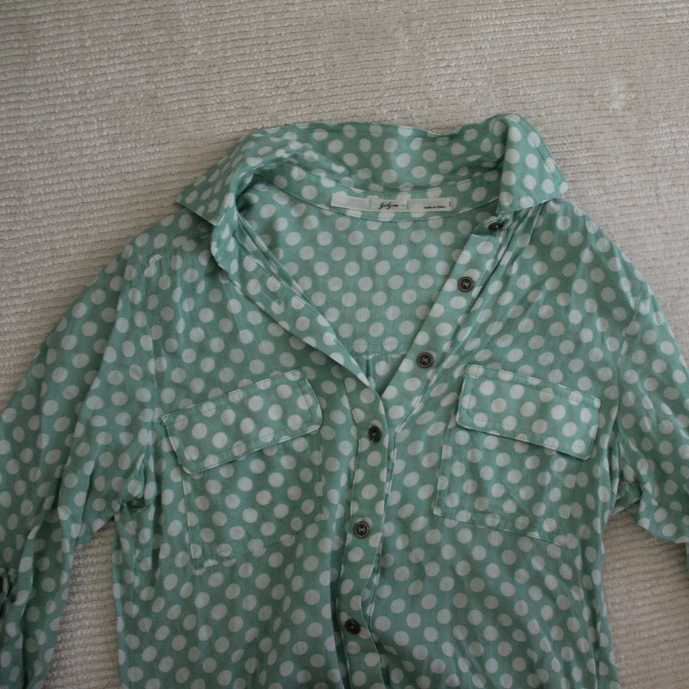 Gibson Polka-Dot Blouse